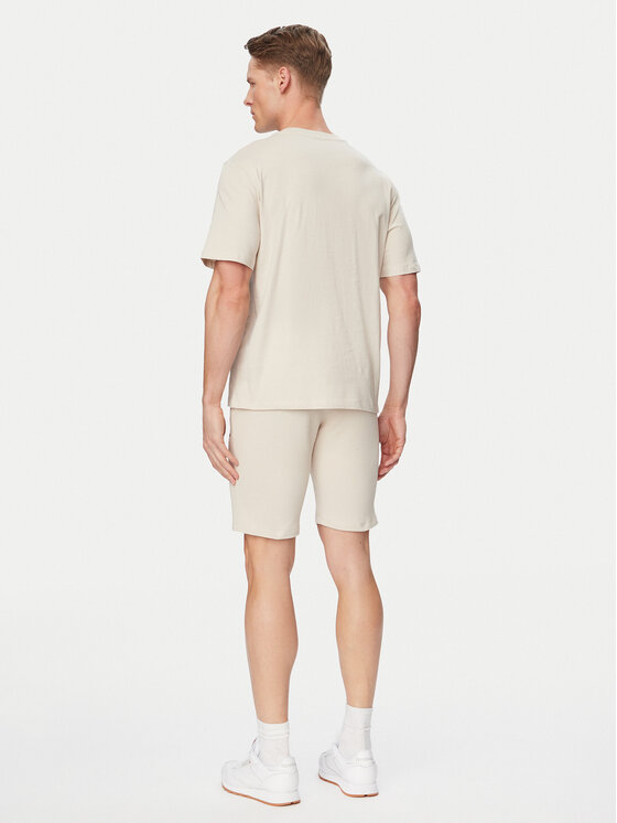 Jack & Jones Jack & Jones Súprava Tričko a šortky Archive 12297642 Béžová Relaxed Fit