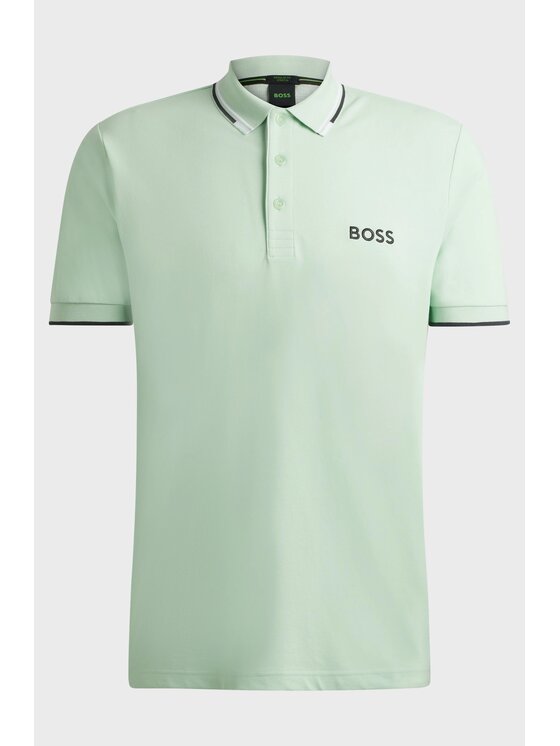 BOSS BOSS Polo 50469102-388 Zielony Regular Fit