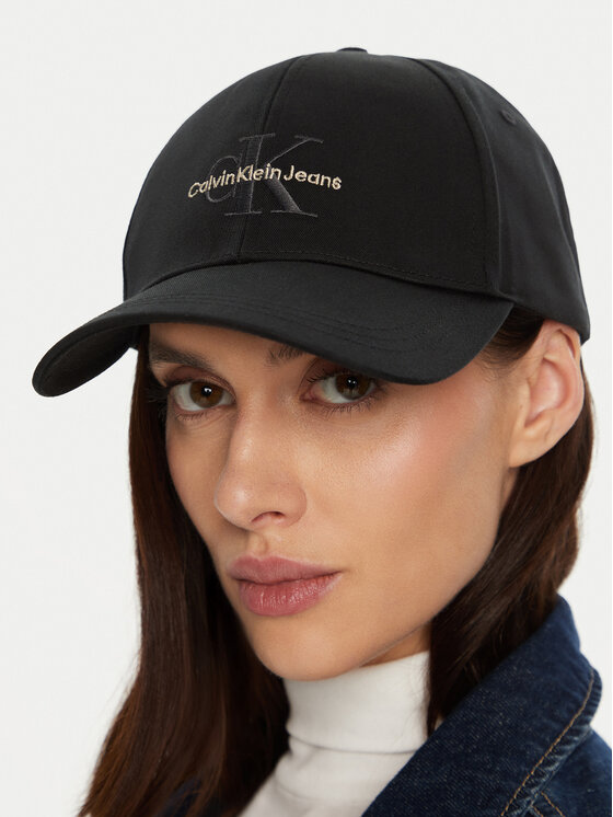 Calvin Klein Calvin Klein Cap Mono Logo Embro K60K612317 Schwarz