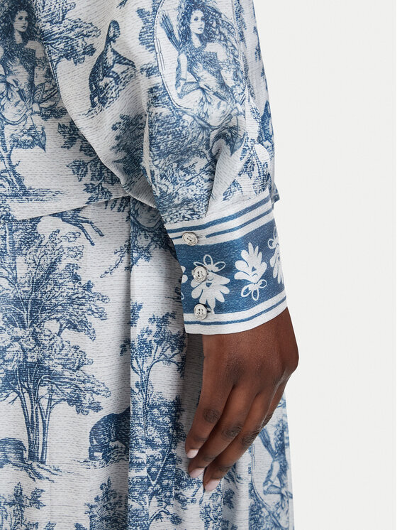 Fracomina Fracomina Marškiniai FS26ST6020W435K5 Šviesiai mėlyna Regular Fit