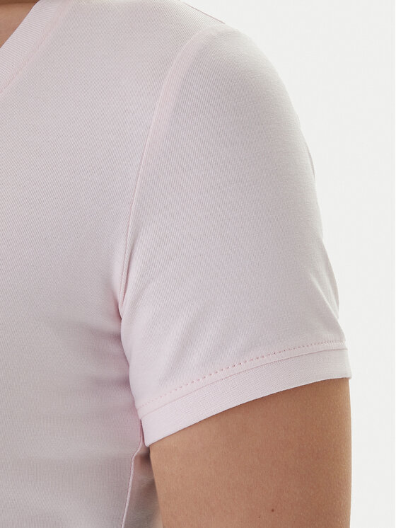 Guess Guess Póló W2YI45 J1314 Rózsaszín Slim Fit