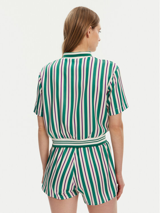 Fila Fila Blūze Lassance FAW0996 Zaļš Regular Fit