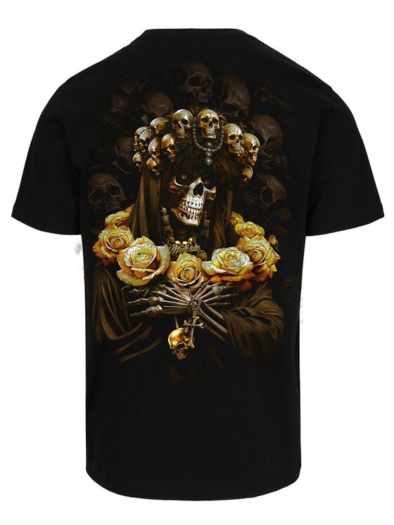PITBULL PITBULL T-Shirt SANTA MUERTE 26 Czarny Regular Fit