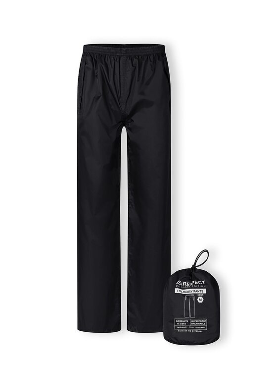 minoti minoti Spodnie przeciwdeszczowe 27MRPANT1 Czarny Regular Fit