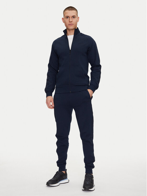 HUGO HUGO Majica dugih rukava Liam 50540933 Tamnoplava Regular Fit