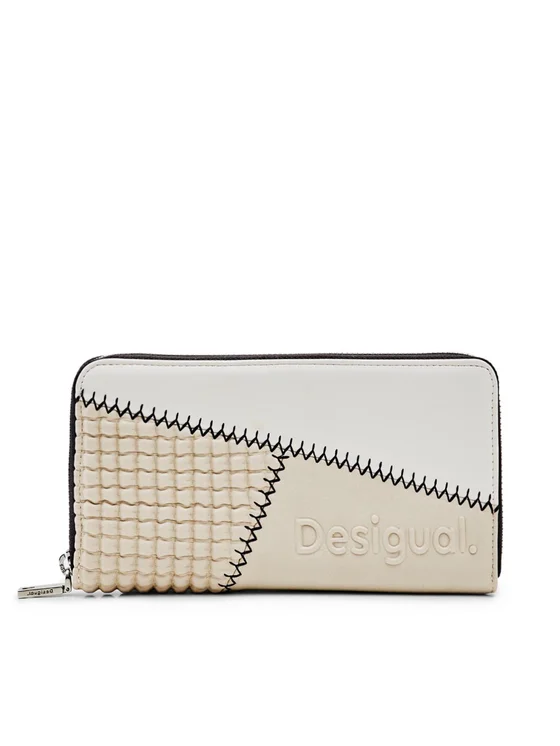 Desigual Große Damen Geldbörse 23WAYP14 Beige