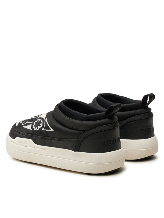 Moon Boot Moon Boot Členková obuv Park Soft Flower 80D2470030 Čierna