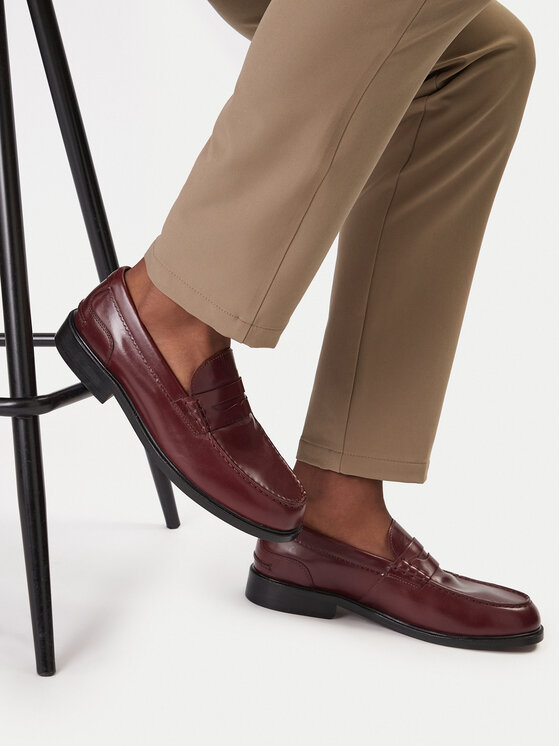 Clarks Mocasini CraftJames Lo 26183358 Vișiniu