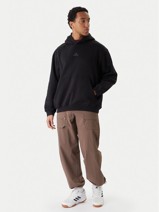 adidas adidas Bluză Power JZ6248 Negru Oversize