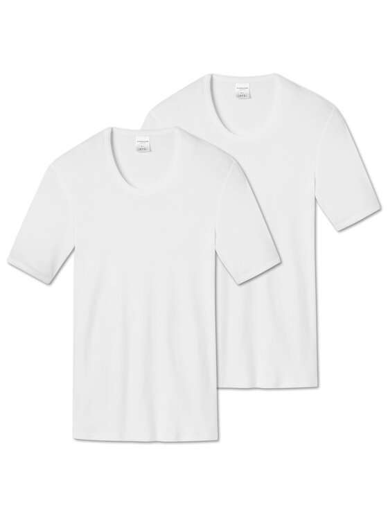 SCHIESSER SCHIESSER T-Shirt 27358 Biały Comfort Fit