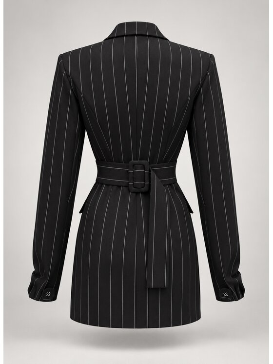Love Saints Love Saints Marynarka L26WF-3Z-K04 Czarny Slim Fit