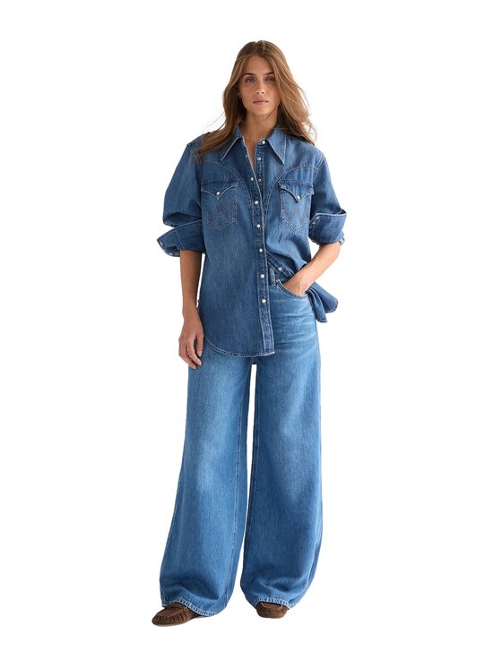 Wrangler Wrangler Jeansy 112378703 Niebieski Loose Leg