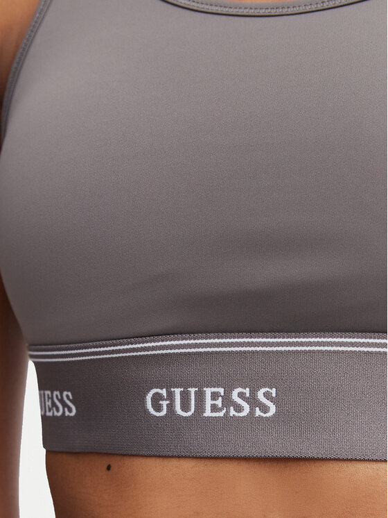 Guess Guess Športová podprsenka V6GP13 K3055 Sivá