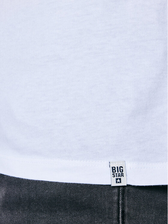 BIG STAR BIG STAR T-Shirt BASIC Biały Basic Fit