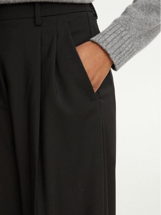 Weekend Max Mara Weekend Max Mara Παντελόνι υφασμάτινο Adelfi 2625136032 Μαύρο Regular Fit