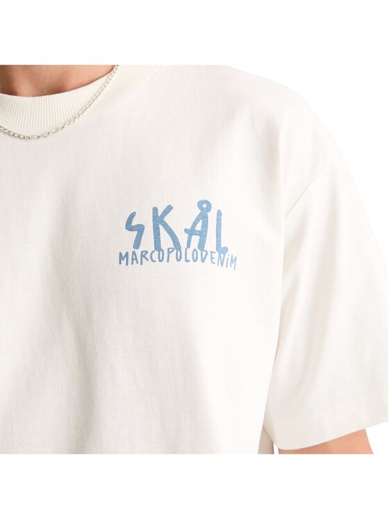 Marc O'Polo Denim Marc O'Polo Denim T-Shirt 31804 Biały Comfort Fit