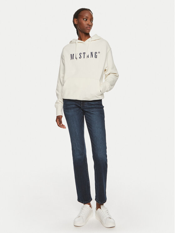 Mustang Mustang Sweatshirt Margo 1013934 Écru Oversize