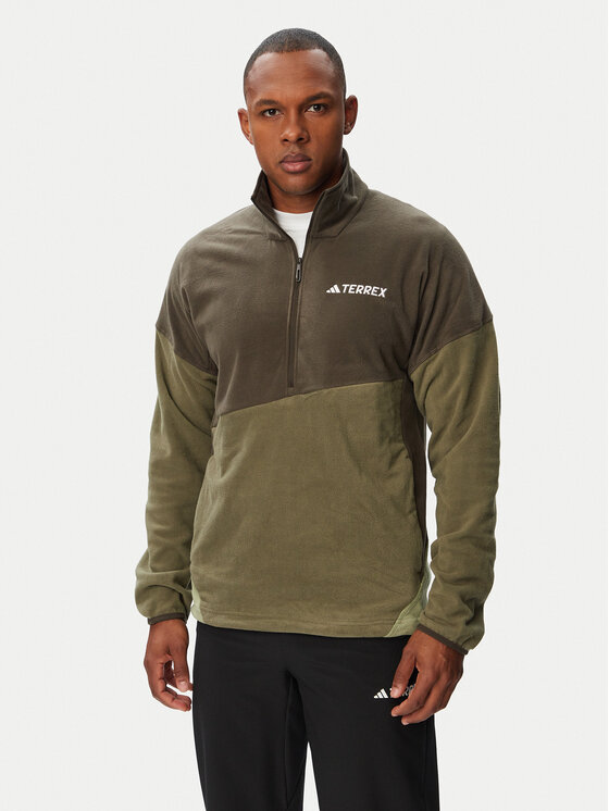 adidas adidas Флісовий реглан Terrex Multi Climawarm KA6952 Коричневий Regular Fit