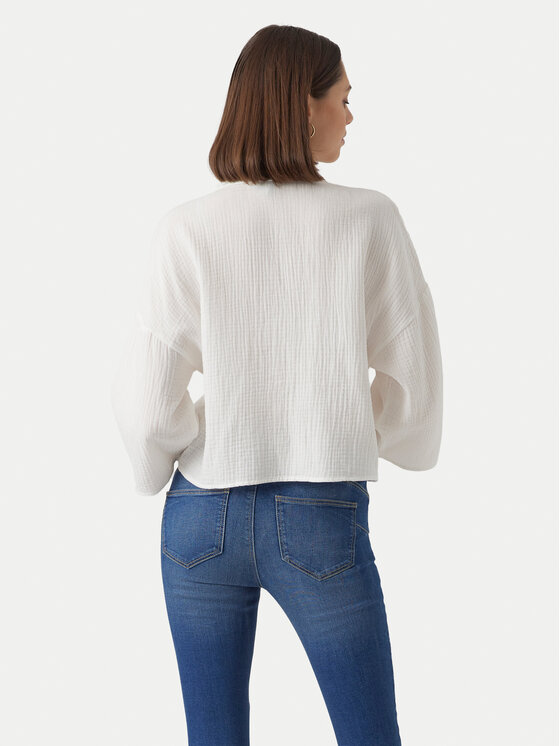 Vero Moda Vero Moda Риза Natali 10279685 Бял Standard Fit