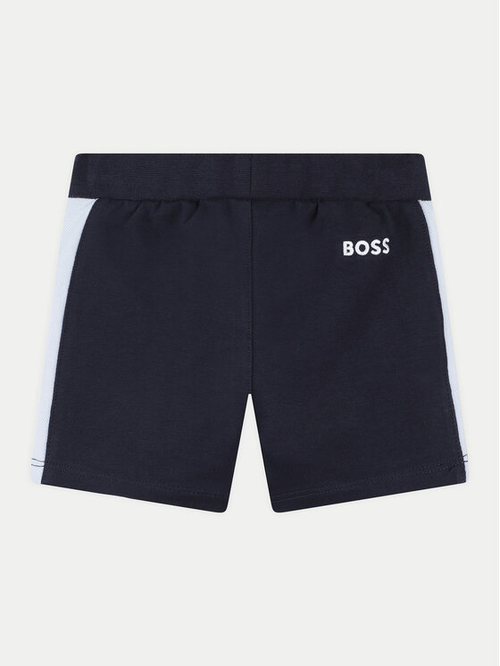 BOSS Boss Komplet polo i spodenki J50785 Niebieski Regular Fit