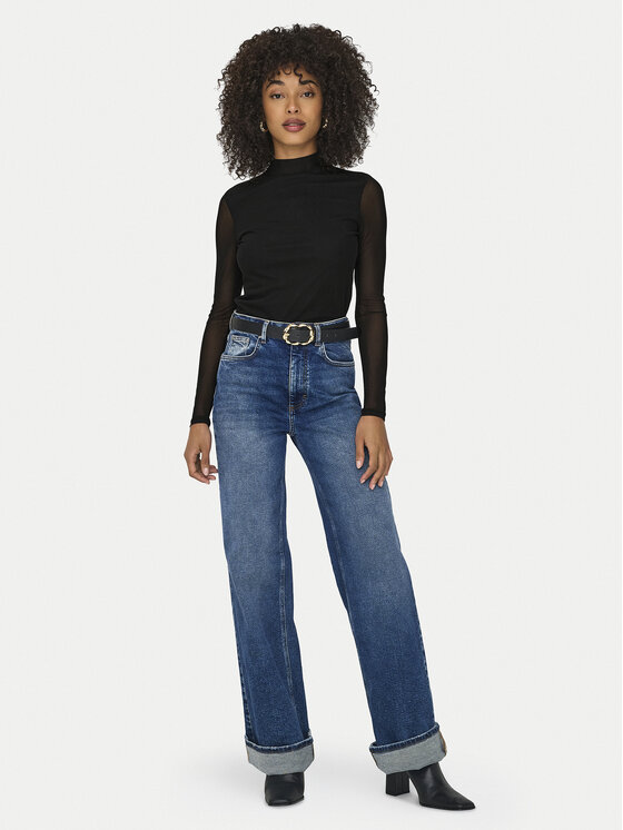 ONLY ONLY Μπλουζάκι Erica 15141298 Μαύρο Regular Fit