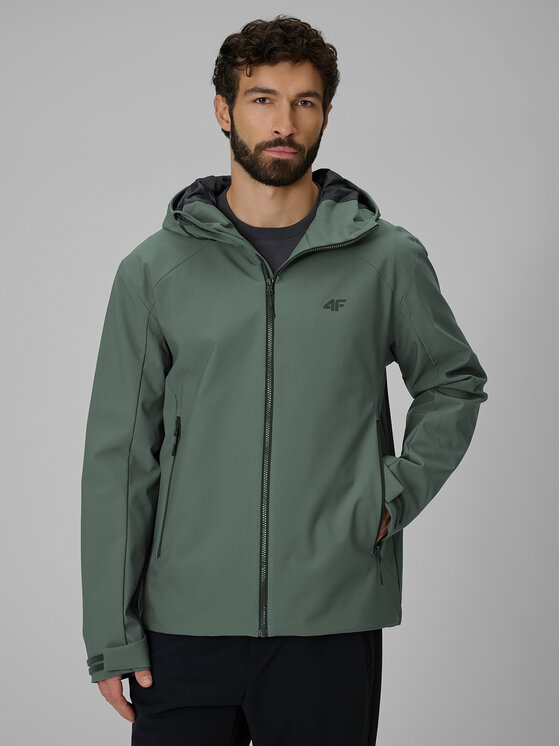 4F 4F Kurtka przejściowa EVERYDAY ACTIVE Zielony jasny Regular Fit