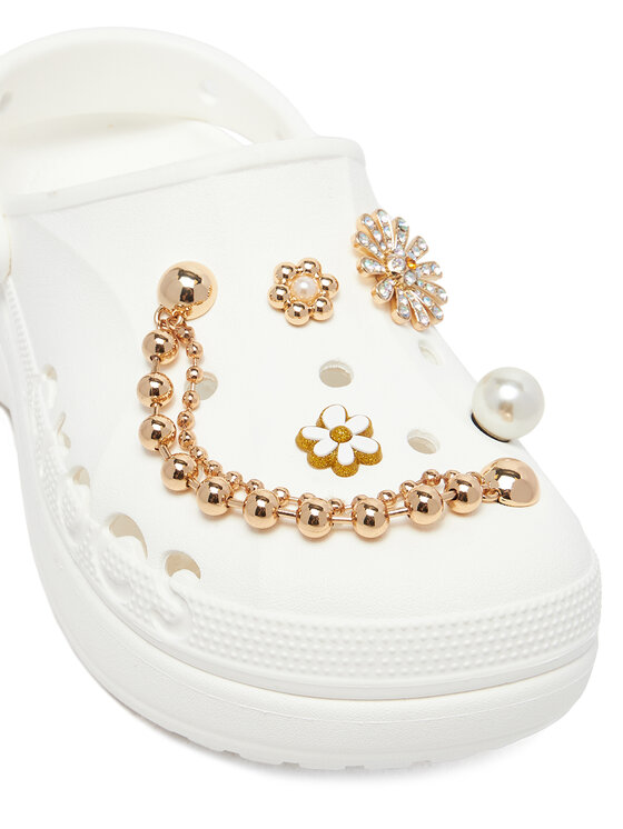 Crocs Crocs Прикраса для взуття PRETTY IN GOLD 5 PACK 10014866 Золотий