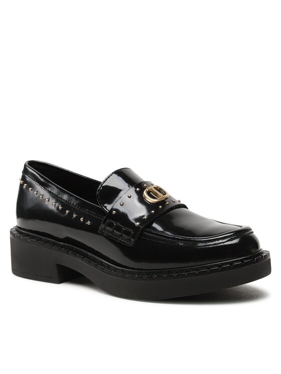 TWINSET TWINSET Loaferice 232TCP042 Crna