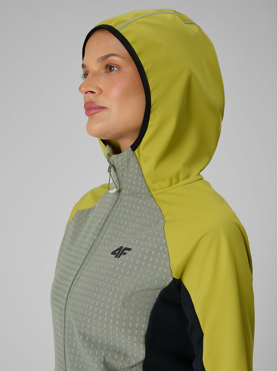4F 4F Kurtka przejściowa INBETWEEN TRAIL Khaki Regular Fit