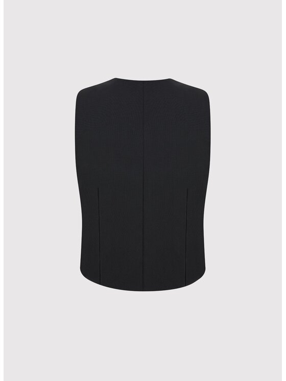 Pako Lorente Pako Lorente Kamizelka garniturowa P000P-8S-002 Czarny Slim Fit
