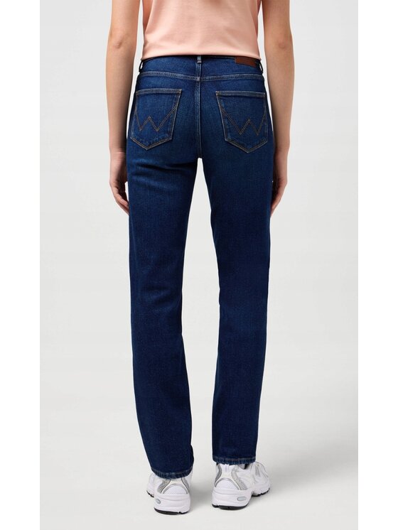 Wrangler Wrangler Jeansy Straight 658 Niebieski Straight Fit