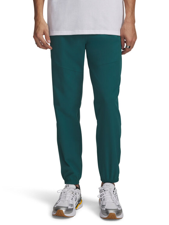 Under Armour Under Armour Spodnie dresowe 1386557 Zielony Slim Fit