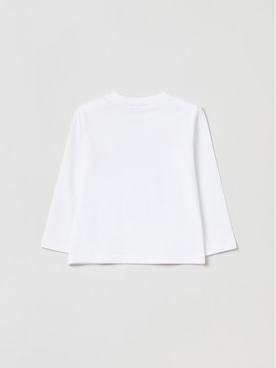 OVS OVS Μπλουζάκι 1827299 Εκρού Regular Fit