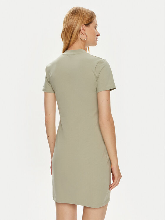 Guess Guess Vsakodnevna obleka V4YK02 KCDH1 Zelena Regular Fit