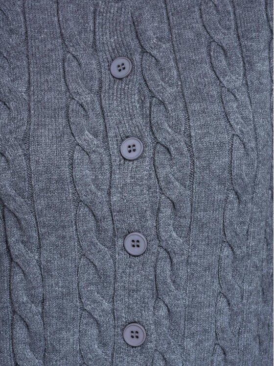 Ombre Ombre Svetr OW-SW-E0028 Šedá Slim Fit
