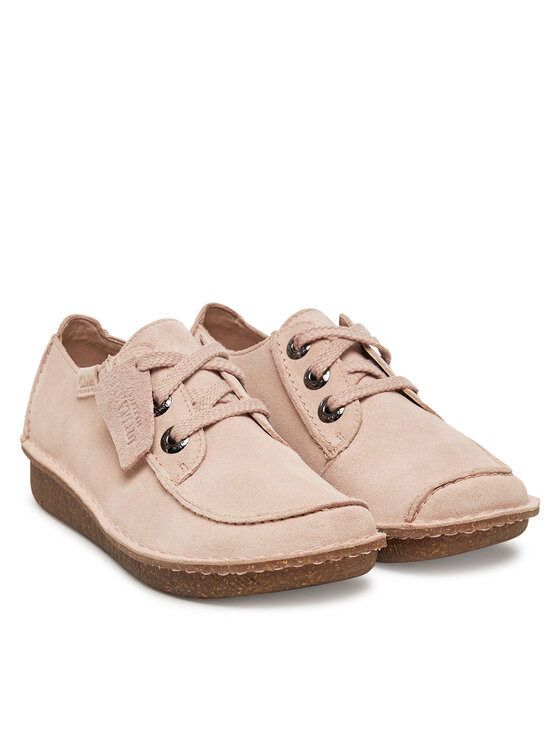 Clarks Clarks Półbuty Funny Dream 26182263 Różowy