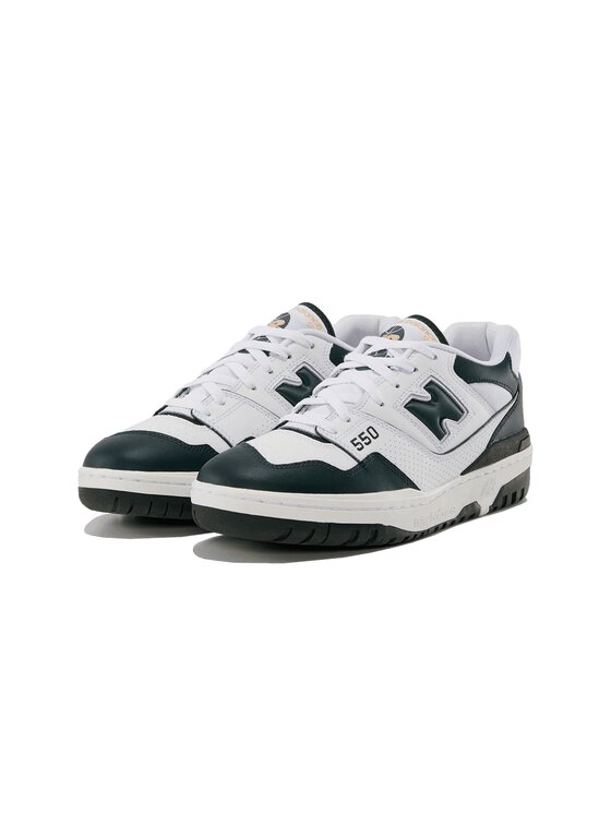 New Balance New Balance Sneakersy New Balance 550 White Dark Green 37.5 Zelená