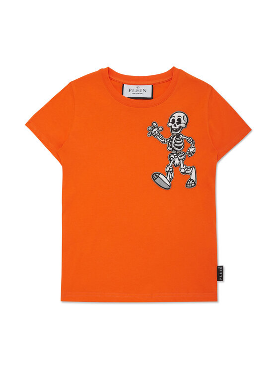 PHILIPP PLEIN PHILIPP PLEIN T-shirt 27779 Arancione Regular Fit