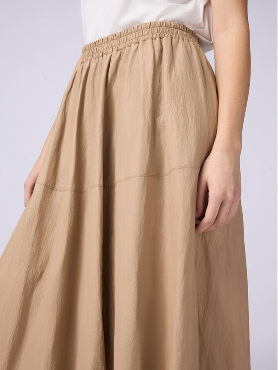 Oltre Oltre Gonna midi 1160J000282N002 Écru A-Line Fit