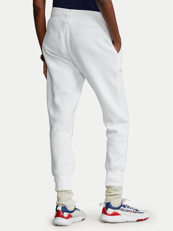 Polo Ralph Lauren Polo Ralph Lauren Spodnji del trenirke Akl 211794397002 Bela Regular Fit