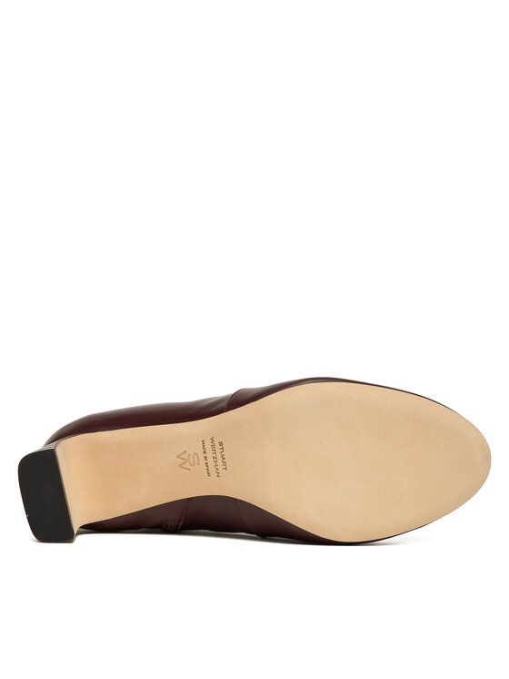 Stuart Weitzman Stuart Weitzman Škornji Babette SL542 Bordo rdeča