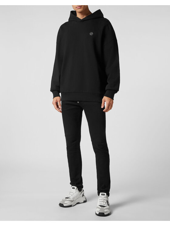 PHILIPP PLEIN PHILIPP PLEIN Mikina 821 Čierna Regular Fit