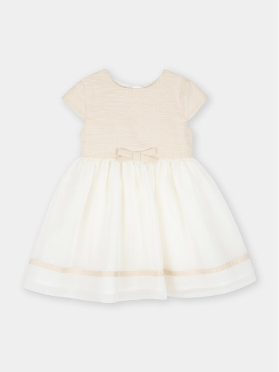 Sukienka elegancka minimi, Rozmiar 68, Beżowa, C1