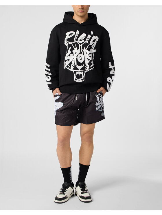 Plein Sport Plein Sport Bluza 28317 Czarny Regular Fit