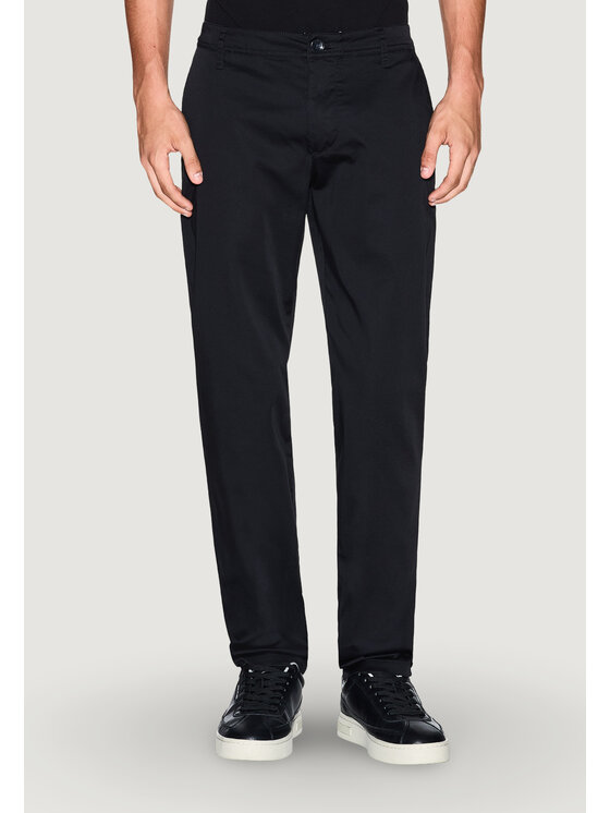 Armani Exchange Armani Exchange Pantaloni chino XM001162 AF13236 Nero Casual Fit
