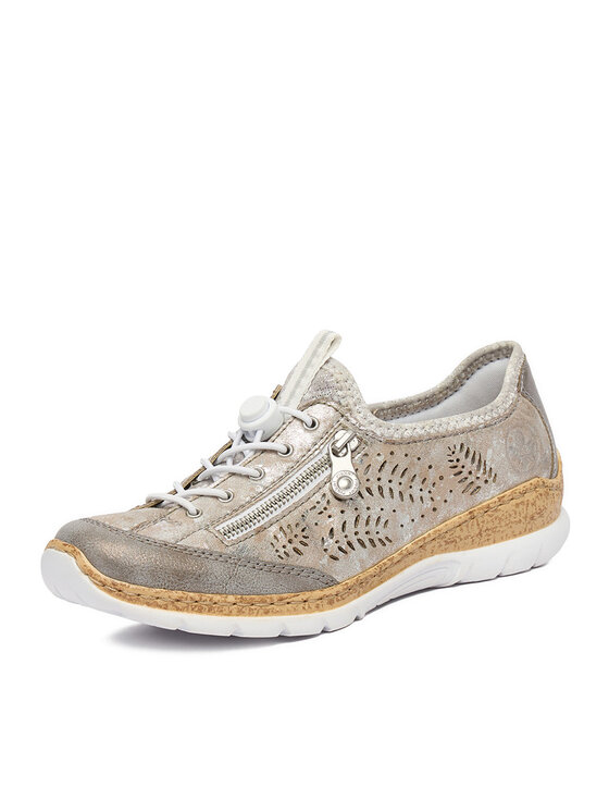 Rieker Rieker Półbuty N42K6-40 Szary