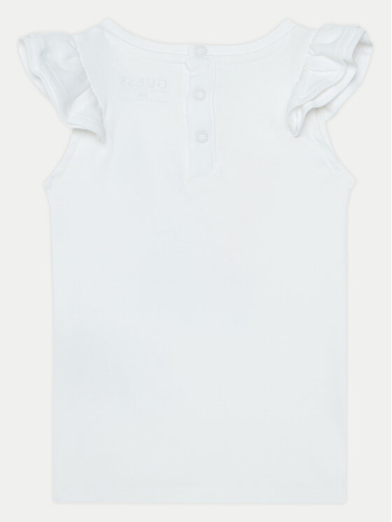 Guess Guess Komplet t-shirt i legginsy A5RG10 KA6W4 Biały Regular Fit