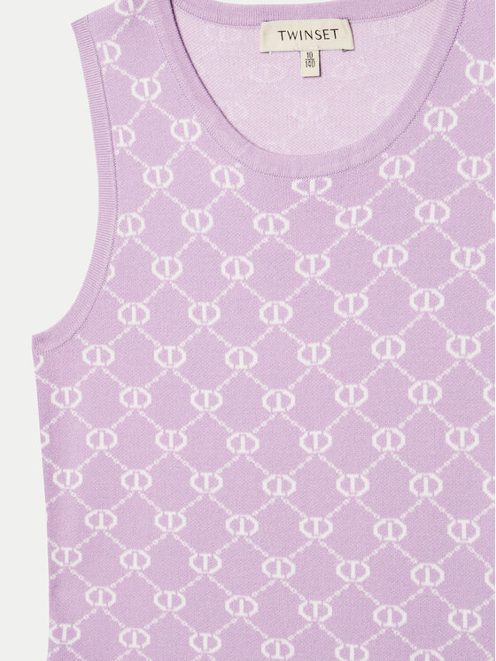 TWINSET TWINSET Každodenné šaty 251GJ3QX2 Fialová Slim Fit