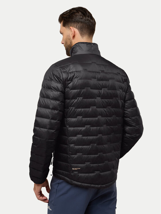 Jack Wolfskin Jack Wolfskin Kurtka puchowa Passamani A61836 Czarny Regular Fit