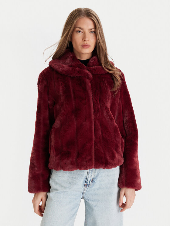 Guess Blană W0BL0N WDCH0 Vișiniu Regular Fit